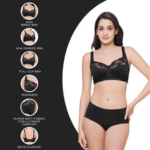 Load image into Gallery viewer, Wacoal Charming Illusion Non Padded  Non Wired Full Cup Plus Size Full Support Pack of 2 Minimizer Bra BIO1AO1

