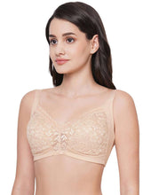 Load image into Gallery viewer, Wacoal Grace  Non Padded Non-Wired Full Cup Soft Lace Plus Size Pack of 2 Full Support Bra BIO1BO3
