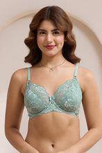 Load image into Gallery viewer, Amante Luxe Support Non-Padded Wired Bra - Iceberg Green 101601
