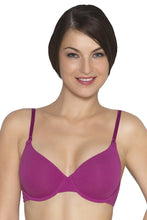 Load image into Gallery viewer, Amante Cotton Casuals Padded Wired T-Shirt Bra - Raspberry 10204

