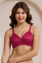 Load image into Gallery viewer, Amante Allure Embrace Non-Padded Non-Wired Bra - Persian Red 111301
