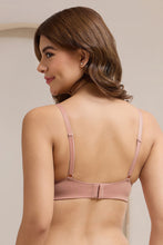 Load image into Gallery viewer, Amante Bared Breezy Padded Non-Wired Bra - Cameo Brown 114101
