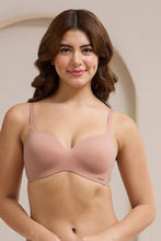 Load image into Gallery viewer, Amante Bared Breezy Padded Non-Wired Bra - Cameo Brown 114101
