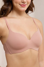 Load image into Gallery viewer, Amante Bared Breezy Padded Non-Wired Bra - Cameo Brown 114101

