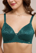Load image into Gallery viewer, Amante Allure Lace Non-Padded Wired Bra - Botanical Garden 111501

