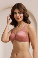 Load image into Gallery viewer, Amante Glimmer Lace Padded Wired Bra - Canyon Rose 111701
