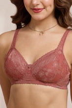 Load image into Gallery viewer, Amante Glimmer Lace Non-Padded Non-Wired Bra - Canyon Rose 112001
