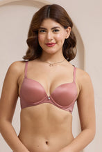 Load image into Gallery viewer, Amante Glimmer Padded Wired Push-Up Bra - Canyon Rose 112201
