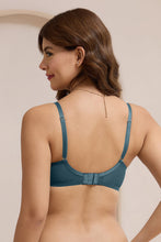 Load image into Gallery viewer, Amante Glimmer Padded Wired Push-Up Bra - Reflecting Pond 112201
