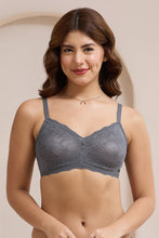 Load image into Gallery viewer, Amante Lush Lace Comfort Non-Padded Non-Wired Bra - Boulvered 112301
