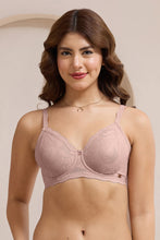 Load image into Gallery viewer, Amante Lush Lace Lift Non-Padded Wired Bra - Misty Rose 112501
