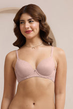 Load image into Gallery viewer, Amante Lush Lace Padded Wired Bra - Misty Rose 112601
