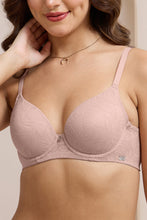 Load image into Gallery viewer, Amante Lush Lace Padded Wired Bra - Misty Rose 112601
