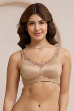 Load image into Gallery viewer, Amante Radiant Curves Non-Padded Non-Wired Bra - Praline 112801
