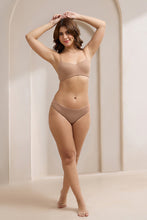 Load image into Gallery viewer, Amante Bared Scoop Lift Padded Non-Wired Bra - Camel 114301
