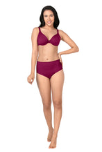 Load image into Gallery viewer, Amante Curvy Smooth Padded Wired T-Shirt Bra - Deep Magenta 22002
