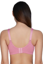 Load image into Gallery viewer, Amante Non-Padded Non-Wired Full Cover Cotton Lace Support Bra - Wild Rose 75101
