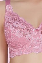 Load image into Gallery viewer, Amante Non-Padded Non-Wired Full Cover Cotton Lace Support Bra - Wild Rose 75101
