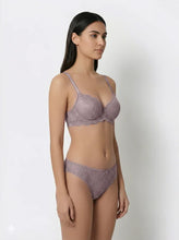 Load image into Gallery viewer, Sonari Bridal Lace Padded Wirefree Medium Coverage Bra and Panty Set with Adjustable Straps – CAMILA
