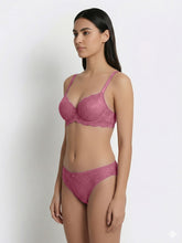 Load image into Gallery viewer, Sonari Bridal Lace Padded Wirefree Medium Coverage Bra and Panty Set with Adjustable Straps – CAMILA
