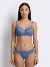 Load image into Gallery viewer, Sonari Bridal Lace Padded Wirefree Medium Coverage Bra and Panty Set with Adjustable Straps – CAMILA
