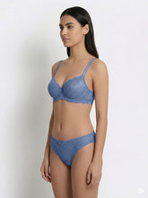 Load image into Gallery viewer, Sonari Bridal Lace Padded Wirefree Medium Coverage Bra and Panty Set with Adjustable Straps – CAMILA
