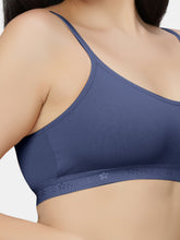 Load image into Gallery viewer, Sonari Everyday Multiuse Cotton Pull-On Wirefree Sports Bra with Medium Coverage and Wide Underbust Band – CARLIN
