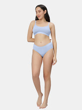 Load image into Gallery viewer, Sonari Everyday Multiuse Cotton Pull-On Wirefree Sports Bra with Medium Coverage and Wide Underbust Band – CARLIN

