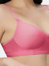 Load image into Gallery viewer, Sonari Non Padded Wirefree Cotton Polyester Moderate Coverage Minimizer Bra with Detachable Straps – CATWALK
