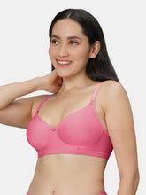 Load image into Gallery viewer, Sonari Non Padded Wirefree Cotton Polyester Moderate Coverage Minimizer Bra with Detachable Straps – CATWALK
