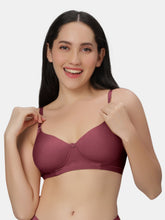 Load image into Gallery viewer, Sonari Non Padded Wirefree Cotton Polyester Moderate Coverage Minimizer Bra with Detachable Straps – CATWALK
