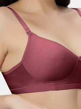 Load image into Gallery viewer, Sonari Non Padded Wirefree Cotton Polyester Moderate Coverage Minimizer Bra with Detachable Straps – CATWALK
