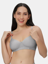 Load image into Gallery viewer, Sonari Non Padded Wirefree Cotton Polyester Moderate Coverage Minimizer Bra with Detachable Straps – CATWALK
