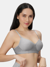 Load image into Gallery viewer, Sonari Non Padded Wirefree Cotton Polyester Moderate Coverage Minimizer Bra with Detachable Straps – CATWALK
