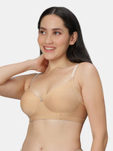 Load image into Gallery viewer, Sonari Non Padded Wirefree Cotton Polyester Moderate Coverage Minimizer Bra with Detachable Straps – CATWALK
