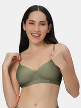 Load image into Gallery viewer, Sonari Non Padded Wirefree Cotton Polyester Moderate Coverage Minimizer Bra with Detachable Straps – CATWALK

