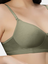Load image into Gallery viewer, Sonari Non Padded Wirefree Cotton Polyester Moderate Coverage Minimizer Bra with Detachable Straps – CATWALK
