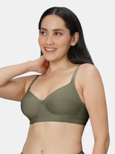 Load image into Gallery viewer, Sonari Non Padded Wirefree Cotton Polyester Moderate Coverage Minimizer Bra with Detachable Straps – CATWALK

