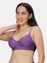 Load image into Gallery viewer, Sonari Non Padded Wirefree Cotton Polyester Moderate Coverage Minimizer Bra with Detachable Straps – CATWALK
