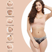 Load image into Gallery viewer, Wacoal Gococi Padded Non-wired Full Cup Everyday Wear Full coverage T-Shirt Bra - Beige CGG510
