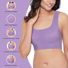 Load image into Gallery viewer, Wacoal Gococi Padded Non-wired Full Cup Everyday Wear Full coverage T-Shirt Bra - Purple CGG510
