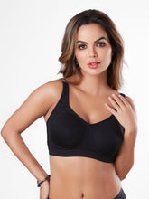 Load image into Gallery viewer, Sonari Non Padded Wirefree Cotton Spandex Full Coverage Everyday Bra with Broad Adjustable Straps – CLARA
