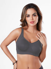Load image into Gallery viewer, Sonari Non Padded Wirefree Cotton Spandex Full Coverage Everyday Bra with Broad Adjustable Straps – CLARA
