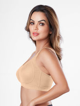 Load image into Gallery viewer, Sonari Non Padded Wirefree Cotton Spandex Full Coverage Everyday Bra with Broad Adjustable Straps – CLARA
