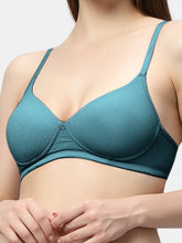 Load image into Gallery viewer, Sonari Comfortable Lightly Padded Wirefree T-Shirt Bra with Moderate Coverage and Adjustable Straps – COCO
