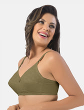 Load image into Gallery viewer, Sonari Non-Padded Wirefree Seamless Cotton Full Coverage Bra with Adjustable Straps – CREAM
