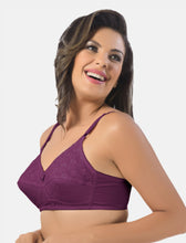 Load image into Gallery viewer, Sonari Non-Padded Wirefree Seamless Cotton Full Coverage Bra with Adjustable Straps – CREAM
