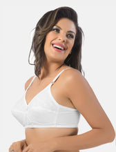 Load image into Gallery viewer, Sonari Non-Padded Wirefree Seamless Cotton Full Coverage Bra with Adjustable Straps – CREAM
