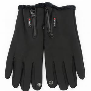 Romano nx Black Winter Touchscreen Gloves for Men & Women – Warm, Windproof, Mobile Friendly Gloves