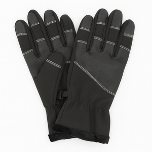 Romano nx Black Winter Touchscreen Gloves for Men & Women – Warm, Windproof, Mobile Friendly Gloves